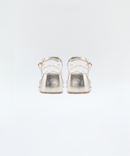 Lucida（ルシーダ）の「Lesath/ラッシュリボンチャンキー厚底サンダル（サンダル・レディース・ブラック/シルバー/ゴールド/グリーン・35/36/37/38/39）」の19枚目の写真