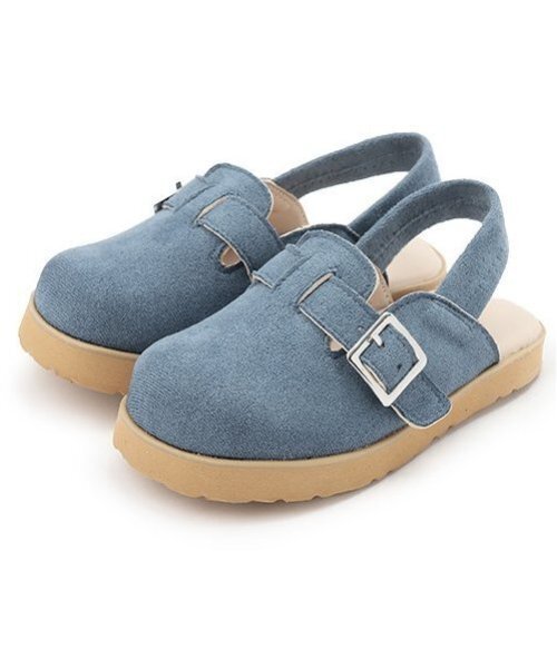 petit main（プティマイン）の「クロッグシューズ（サンダル・キッズ・ブルー/ブラック/ベージュ・18cm/16cm/17cm/15cm）」の3枚目の写真