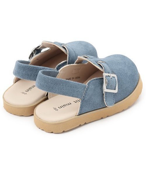 petit main（プティマイン）の「クロッグシューズ（サンダル・キッズ・ブルー/ブラック/ベージュ・18cm/16cm/17cm/15cm）」の4枚目の写真