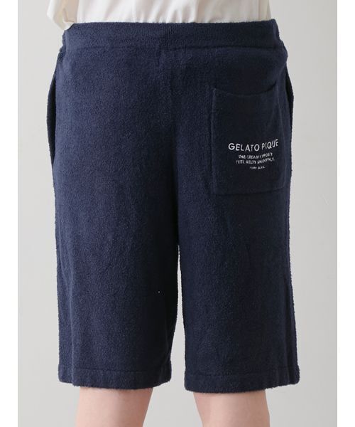 すぐ届く☆gelato pique ペアできる ルームウェア ハーフパンツ UNISEX】裏毛ハーフパンツ(ボトムス)｜ルームウェア・パジャマ