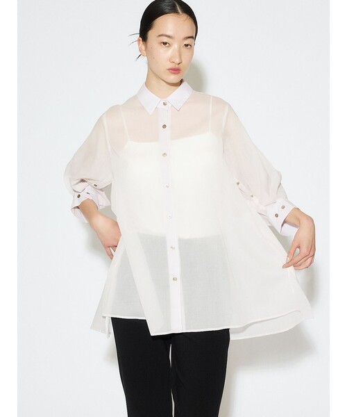 セール】MIDIUMISOLID for Ladies シアースリットスリーブ