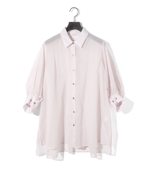 セール】MIDIUMISOLID for Ladies シアースリットスリーブ