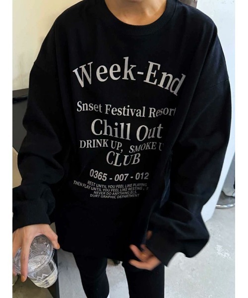 Dou Dou【WEB限定】LOGRARロゴTEE オーバーサイズ DouDou tシャツ 「WEB限定」LOGRARロゴTEE レディース