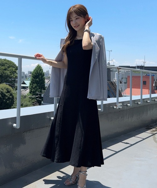 カットドッキングワンピース | ロングワンピース | Noela