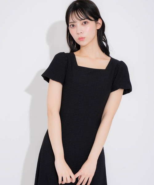 NOELA（ノエラ）の「【WEB限定カラーあり】スクエアネックカットワンピース（ワンピース・レディース・その他1/その他2/ブラック・フリー）」の20枚目の写真