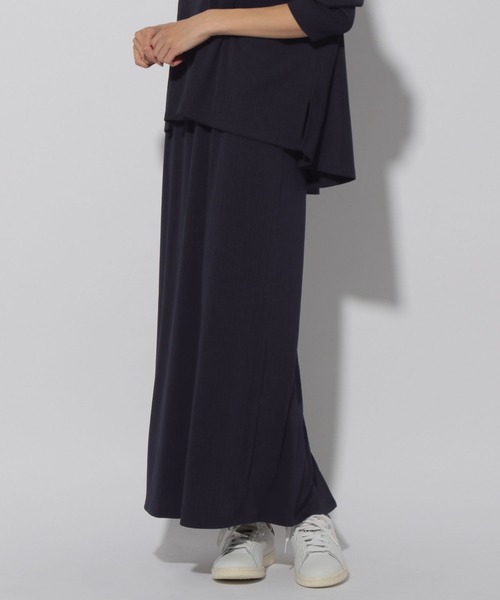 Elura（エルーラ）の「ドレスアップリブナロースカート＜低身長サイズあり＞/326354（スカート・レディース・ネイビー/ブルー/カーキ・FREE(S)/MEDIUM/LARGE）」の21枚目の写真