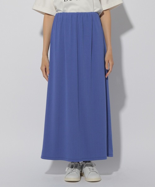 Elura（エルーラ）の「ドレスアップリブナロースカート＜低身長サイズあり＞/326354（スカート・レディース・ネイビー/ブルー/カーキ・FREE(S)/MEDIUM/LARGE）」の22枚目の写真