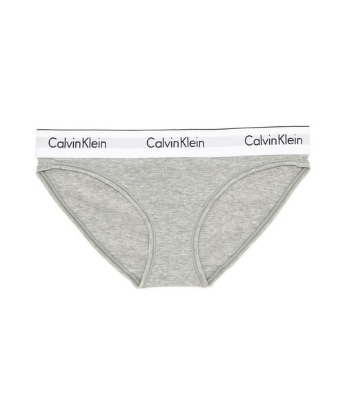 Calvin Klein（カルバン・クライン）の「Calvin Klein（カルバンクライン）ビキニショーツ（ショーツ・レディース・グレー/ブラック・M/S）」の2枚目の写真
