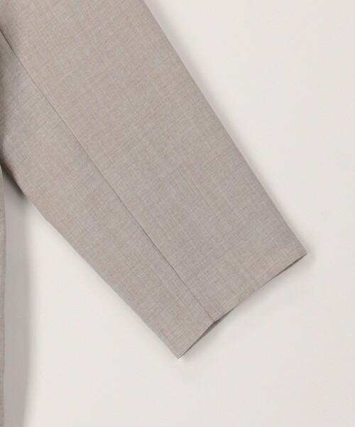 MICO COULIER（ミコクリエ）の「サップノーカラージャケット（ノーカラージャケット・レディース・キャメル/グレイッシュベージュ/チャコールグレー・38）」の4枚目の写真