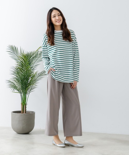 fort point(フォーポイント)の「【FORT POINT/フォートポイント】接触冷感 UVカット ワイドパンツ(その他パンツ・レディース・杢グレー/スミクロ/ブラック/ベージュ・MEDIUM/LARGE)」の18枚目の写真
