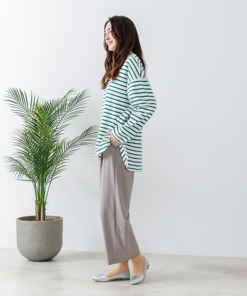 fort point(フォーポイント)の「【FORT POINT/フォートポイント】接触冷感 UVカット ワイドパンツ(その他パンツ・レディース・杢グレー/スミクロ/ブラック/ベージュ・MEDIUM/LARGE)」の19枚目の写真