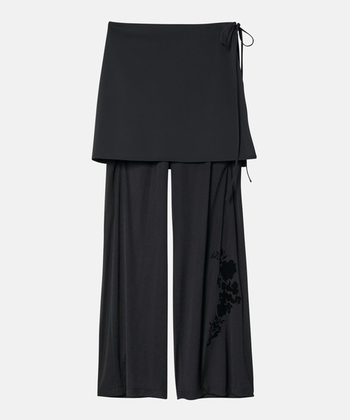LE CIEL BLEU(ルシェルブルー)の「シアーリラックスパンツwフロックフラワー / Sheer Relax Pant w/Flocked Flower(その他パンツ・レディース・グレー/ブラウン/ブラック・34/36/38)」の8枚目の写真
