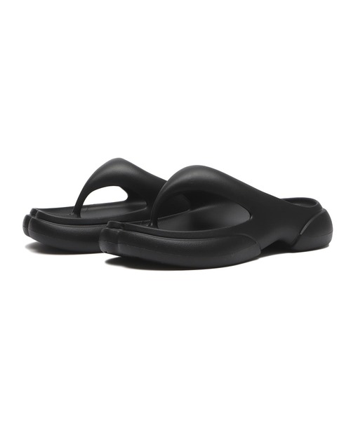 PAES ペイズ　FLIPFLOP02 black 24cm PAES｜NEW FLIPFLOP METAL LINE｜レディース 足袋型リカバリー