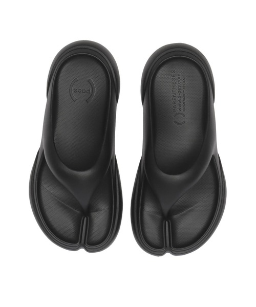 PAES（ペイズ）の「FLIPFLOP 02　04-NFBL（サンダル・メンズ・ブラック・23.0cm/24.0cm/25.0cm/26.0cm/27.0cm/28.0cm/29.0cm）」の2枚目の写真