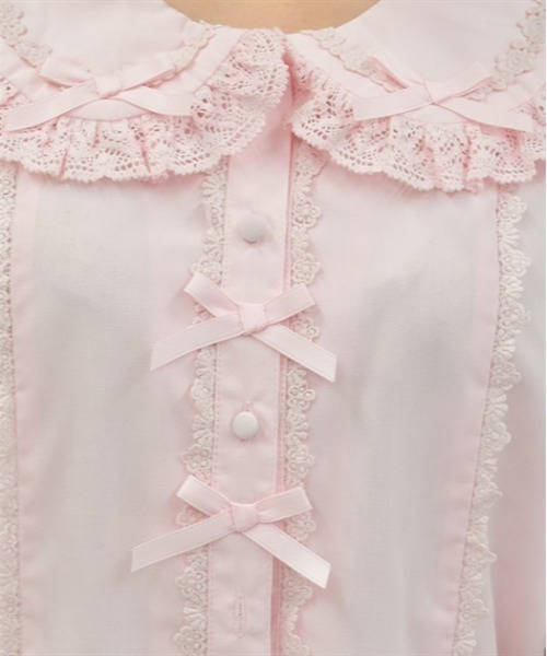 AngelicPretty 半袖ブラウス 黒 レース袖 商品一覧ページ