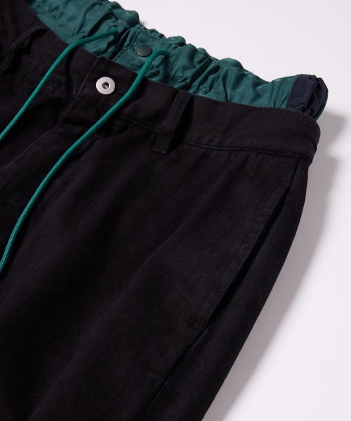 AIVER（アイバー）の「AIVER　レイヤードバギーデニムスラックス（デニムパンツ・メンズ・オレンジ/グリーン・SMALL/MEDIUM/LARGE）」の15枚目の写真