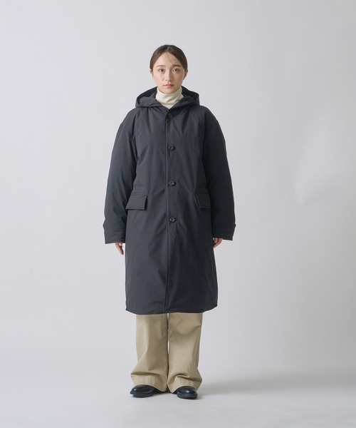 miffew（ミフュー）の「「miffew/ ミフュー」HOODED DOWN COAT（ダウンジャケット/コート・レディース・オフホワイト/オリーブ/ブラック・2/1/4/3）」の4枚目の写真