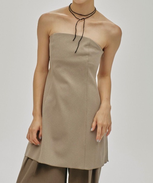 セール】Georgette Bare Tunic（チューブトップ）｜TODAYFUL
