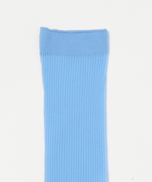 Ray BEAMS（レイビームス）の「シアーリブ ハイソックス（ソックス/靴下・レディース・ナチュラル/ブラウン/ピンク・ONE SIZE）」の6枚目の写真