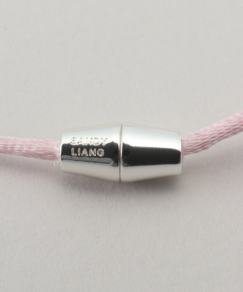 関税送料込【Sandy Liang】ピンク＆シルバー Gateaux ネックレス Sandy Liang Pink & Silver Gateaux Necklace Sandy Liang