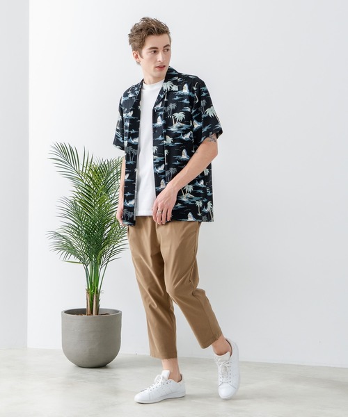 Blue Standard (ブルースタンダード)の「【Blue Standard:ブルースタンダード】スーパーストレッチイージークロップドパンツ 7分丈 イージーケア 接触冷感 ウエストゴム UVカット ジップレス(その他パンツ・メンズ・ブラック/チャコールグレー/ベージュ/ネイビー・MEDIUM/LARGE/X-LARGE)」の14枚目の写真