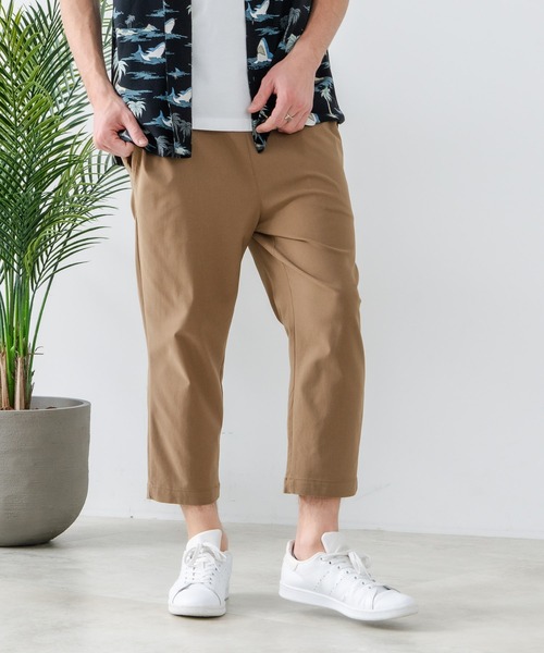 Blue Standard (ブルースタンダード)の「【Blue Standard:ブルースタンダード】スーパーストレッチイージークロップドパンツ 7分丈 イージーケア 接触冷感 ウエストゴム UVカット ジップレス(その他パンツ・メンズ・ブラック/チャコールグレー/ベージュ/ネイビー・MEDIUM/LARGE/X-LARGE)」の15枚目の写真