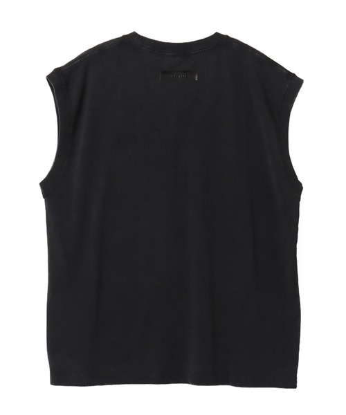 EVERLAST(スポーツ・ライフスタイル)(エバーラスト)の「atmos x EVERLAST Vintage Finish NS T-shirt / アトモス x エバーラスト ヴィンテージ フィニッシュ ノースリーブ Tシャツ【SP】(Tシャツ/カットソー・メンズ・ブラック・XL/L/M)」の5枚目の写真