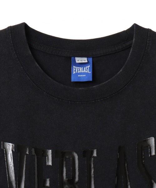 EVERLAST(スポーツ・ライフスタイル)(エバーラスト)の「atmos x EVERLAST Vintage Finish NS T-shirt / アトモス x エバーラスト ヴィンテージ フィニッシュ ノースリーブ Tシャツ【SP】(Tシャツ/カットソー・メンズ・ブラック・XL/L/M)」の2枚目の写真
