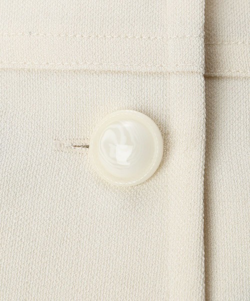 F i.n.t（フィント）の「【セットアップ対応】小花刺繍ショートシャツジャケット　夏服（その他アウター・レディース・ブルーグレー/アイボリー・FREE）」の18枚目の写真