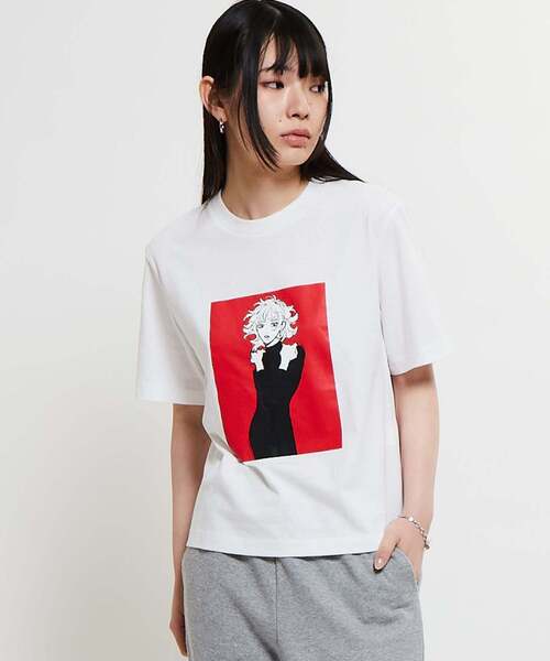 SOFFITTO（ソフィット）の「《コラボ》【Soffitto×TINDA】プリントTシャツ（Tシャツ/カットソー・レディース・ホワイト系その他2/ブラック系その他/ブラック系その他2/ホワイト系その他・FREE）」の3枚目の写真