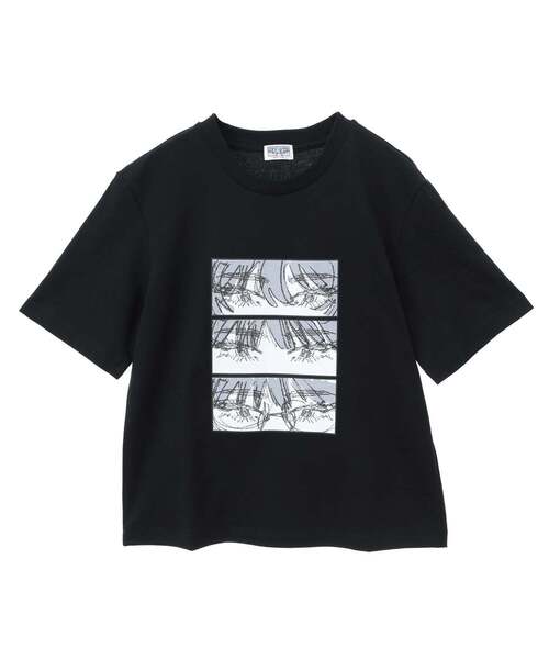 tシャツ 「コラボ」「Soffitto×TINDA」プリントTシャツ レディース コラボ》【Soffitto×TINDA】プリントTシャツ（Tシャツ