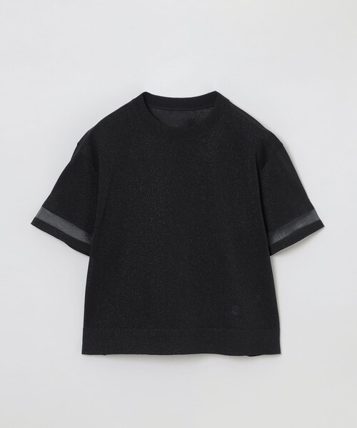 BLUE LABEL CRESTBRIDGE（ブルーレーベルクレストブリッジ）の「ドライレーヨンニットプルオーバー（ニット/セーター・レディース・ダークネイビー/ホワイト/イエロー・38）」の13枚目の写真
