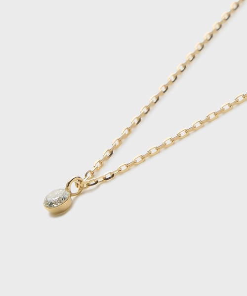K18ダイヤモンドネックレス（0.05ct）（ネックレス）｜NOJESS
