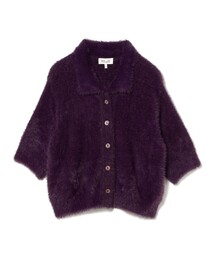 BAUM UND PFERDGARTEN / ファーリー ハーフスリーブ カーディガン