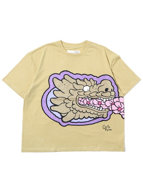 Chris Pyrate(クリスパイレート )の「CHRIS PYRATE ADULT DRAGON TOKYO TEE(Tシャツ/カットソー・メンズ・イエロー系その他・S/M/L/XL)」の1枚目の写真