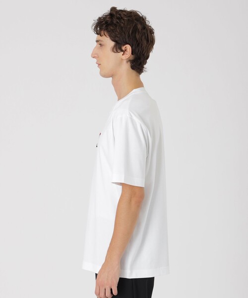 BLACK LABEL CRESTBRIDGE(ブラックレーベル・クレストブリッジ)の「ハブラシワッペンTシャツ(Tシャツ/カットソー・メンズ・オフホワイト/ピンク/ネイビー・XL/M/L)」の17枚目の写真
