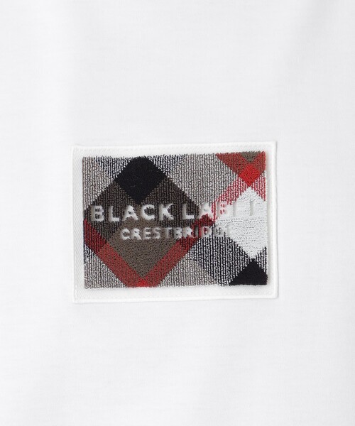 BLACK LABEL CRESTBRIDGE(ブラックレーベル・クレストブリッジ)の「ハブラシワッペンTシャツ(Tシャツ/カットソー・メンズ・オフホワイト/ピンク/ネイビー・XL/M/L)」の4枚目の写真