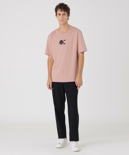 BLACK LABEL CRESTBRIDGE(ブラックレーベル・クレストブリッジ)の「ハブラシワッペンTシャツ(Tシャツ/カットソー・メンズ・オフホワイト/ピンク/ネイビー・XL/M/L)」の6枚目の写真