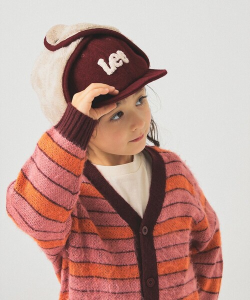 Lee（リー）の「【別注】Lee / フライトキャップ 2025FW（キャップ・キッズ・ワイン/ブルー系その他3・ONE SIZE）」の6枚目の写真