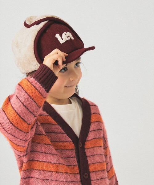 Lee（リー）の「【別注】Lee / フライトキャップ 2025FW（キャップ・キッズ・ワイン/ブルー系その他3・ONE SIZE）」の3枚目の写真