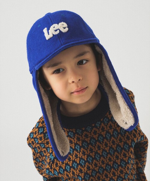 Lee（リー）の「【別注】Lee / フライトキャップ 2025FW（キャップ・キッズ・ワイン/ブルー系その他3・ONE SIZE）」の7枚目の写真