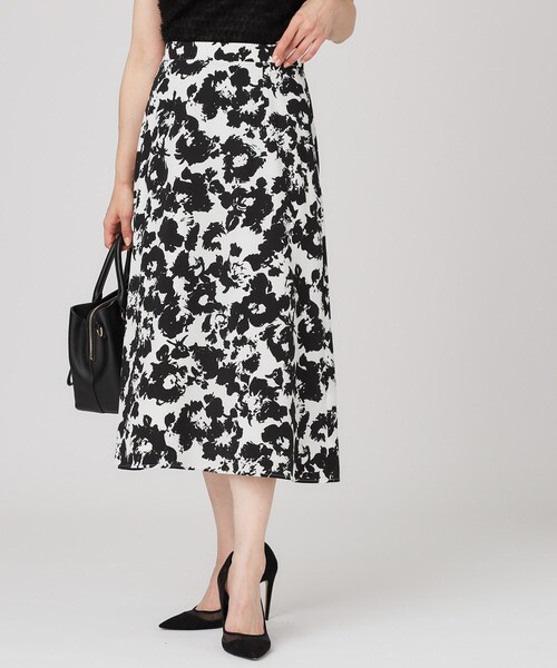 KENZO フレアスカート　花柄 ビンテージ　38 M シルク　フランス アシメ KENZO フレアスカート 花柄 ビンテージ 38 M シルク フランス