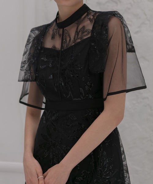 レジャ Leja ブラック ワンピース ドレス 結婚式ドレス・パーティードレスの新作アイテム一覧-LEJA(レジャ