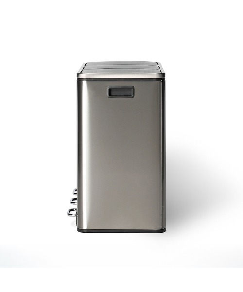 DULTON(ダルトン)の「3 COMPARTMENT BIN 54/ゴミ箱 18L×3(ダストボックス・メンズ・シルバー・FREE)」の6枚目の写真
