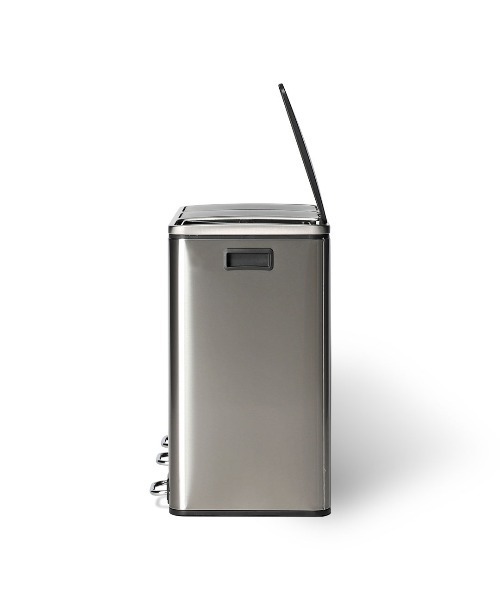 DULTON(ダルトン)の「3 COMPARTMENT BIN 54/ゴミ箱 18L×3(ダストボックス・メンズ・シルバー・FREE)」の9枚目の写真