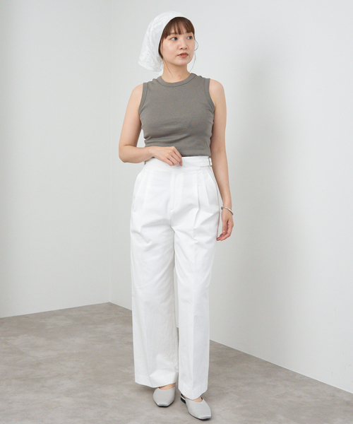 IENA（イエナ）の「グルカパンツ（その他パンツ・レディース・ホワイト・36/38）」の3枚目の写真