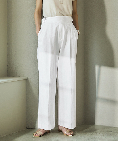 IENA（イエナ）の「グルカパンツ（その他パンツ・レディース・ホワイト・36/38）」の4枚目の写真