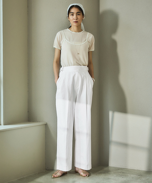 IENA（イエナ）の「グルカパンツ（その他パンツ・レディース・ホワイト・36/38）」の8枚目の写真