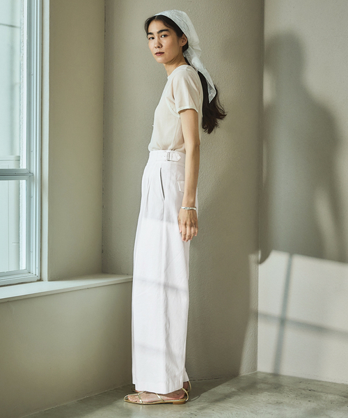 IENA（イエナ）の「グルカパンツ（その他パンツ・レディース・ホワイト・36/38）」の10枚目の写真