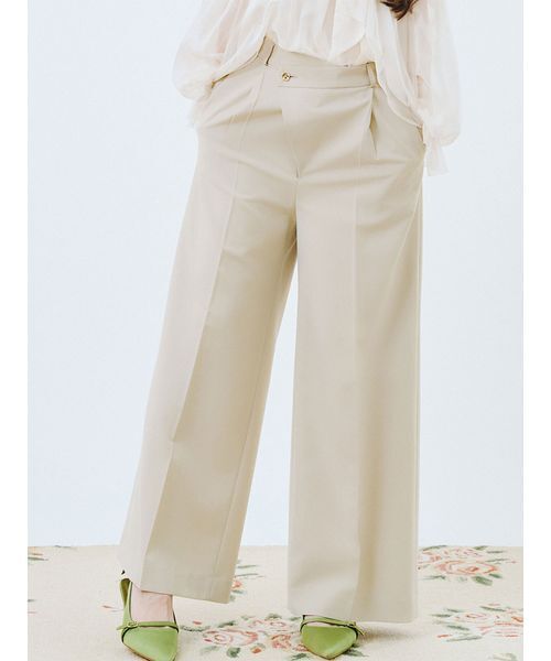 アシメデザインワイドパンツ（その他パンツ）｜LILY BROWN